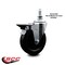 Service Caster 5 Inch Hard Rubber 12 Inch Threaded Stem Caster with Brake SCC-TS20S514-HRS-PLB-121315 - alternate 4
